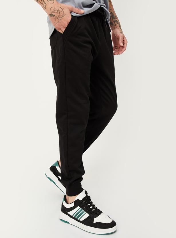 Men Solid Athleisure Joggers