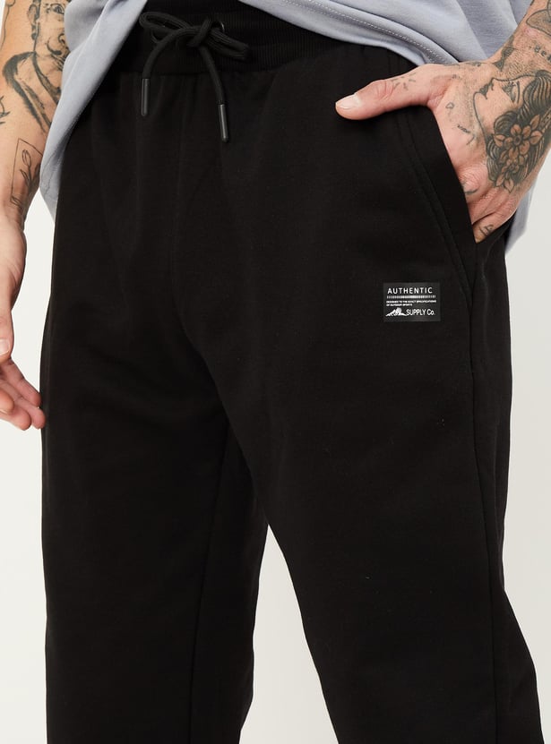 Men Solid Athleisure Joggers