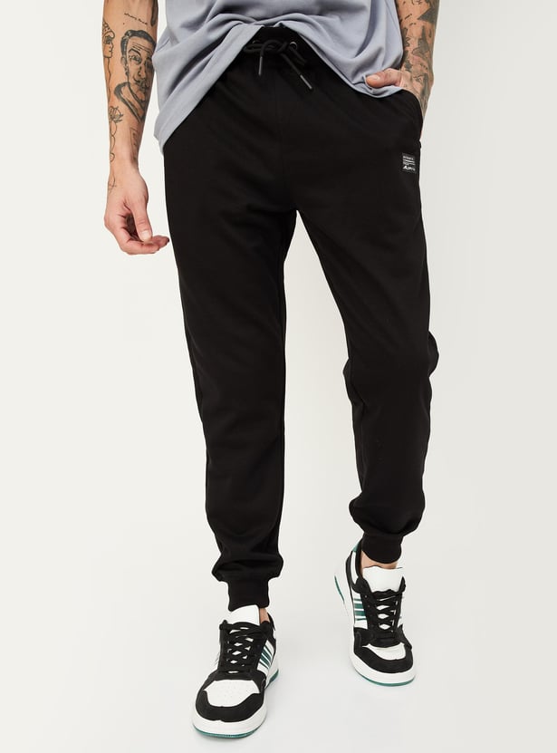 Men Solid Athleisure Joggers