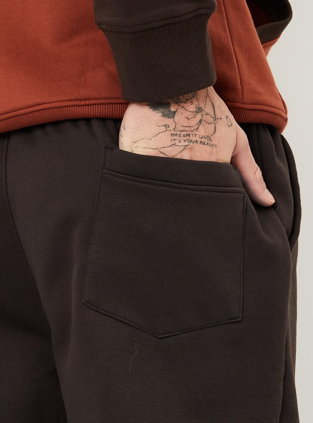 Men Solid Athleisure Joggers