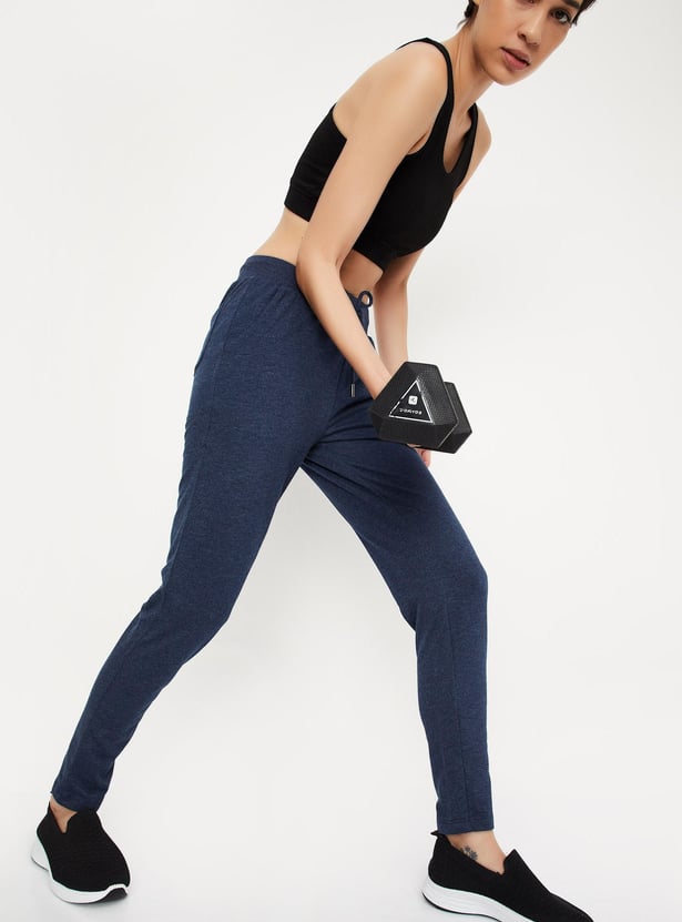 Women Solid Athleisure Track Pants