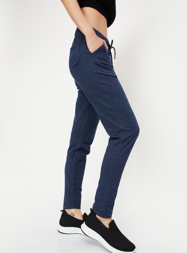 Women Solid Athleisure Track Pants