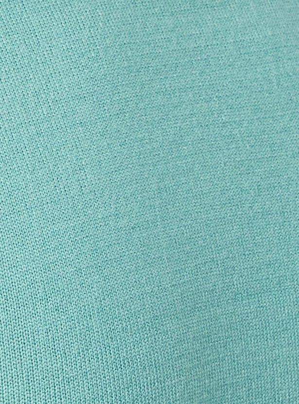 Men Knit Sweater with Ribbed Trim