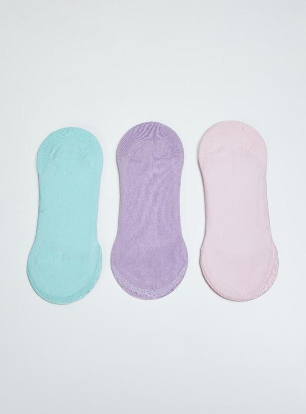 Women Lace No Show Socks - Pack of 3