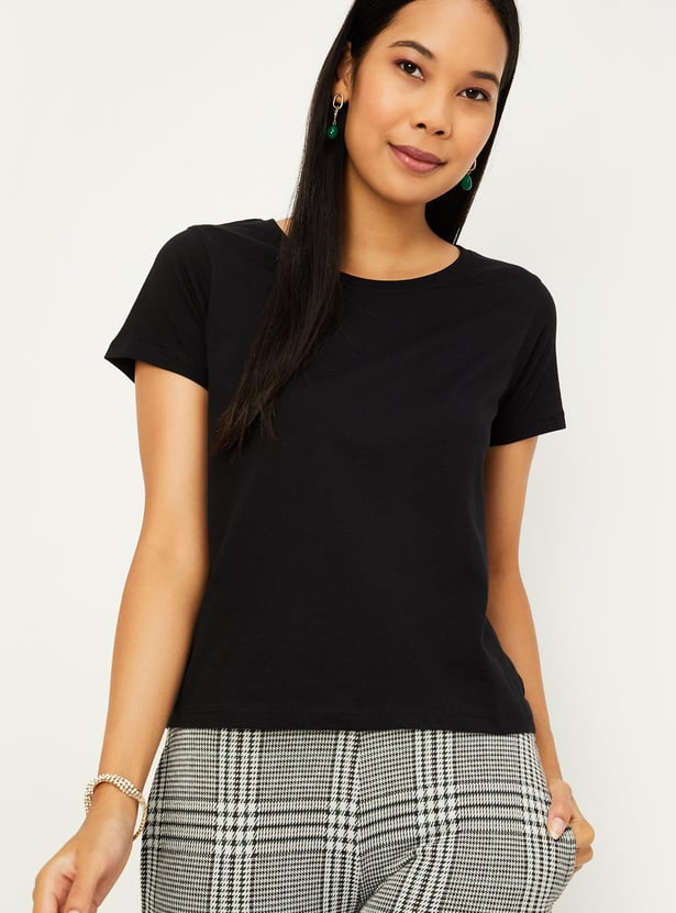 Women Solid T-shirt
