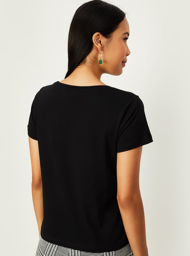 Women Solid T-shirt