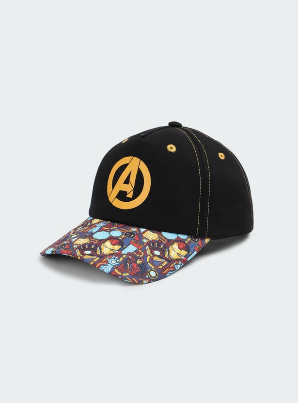 Boys Avengers Print Baseball Cap