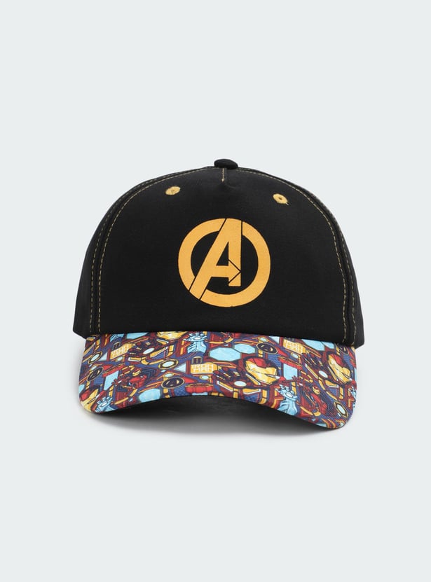 Boys Avengers Print Baseball Cap