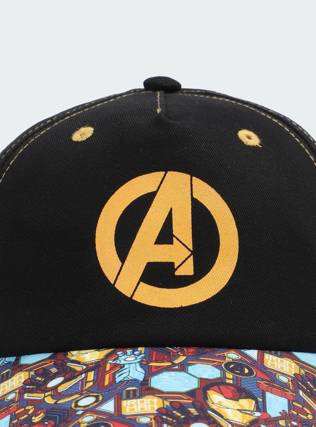 Boys Avengers Print Baseball Cap