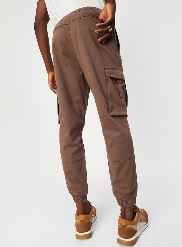 Men Carrot Fit Cargo Joggers