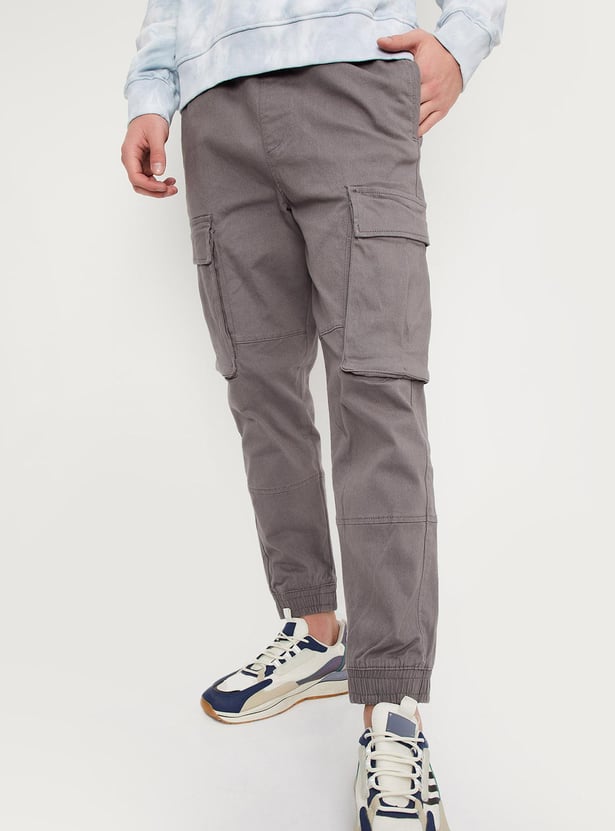 Men Carrot Fit Cargo Joggers