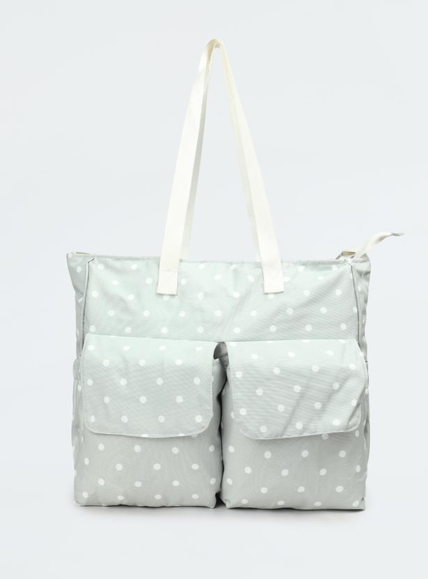 Buy Women Polka Dot Diaper Bag Online at just Rs. 899.0 1000012958142