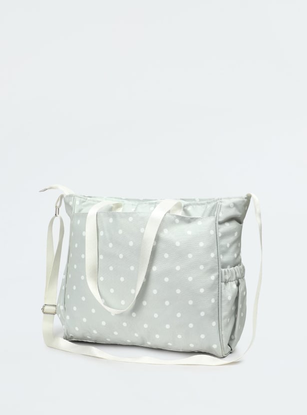 Buy Women Polka Dot Diaper Bag Online at just Rs. 899.0 1000012958142
