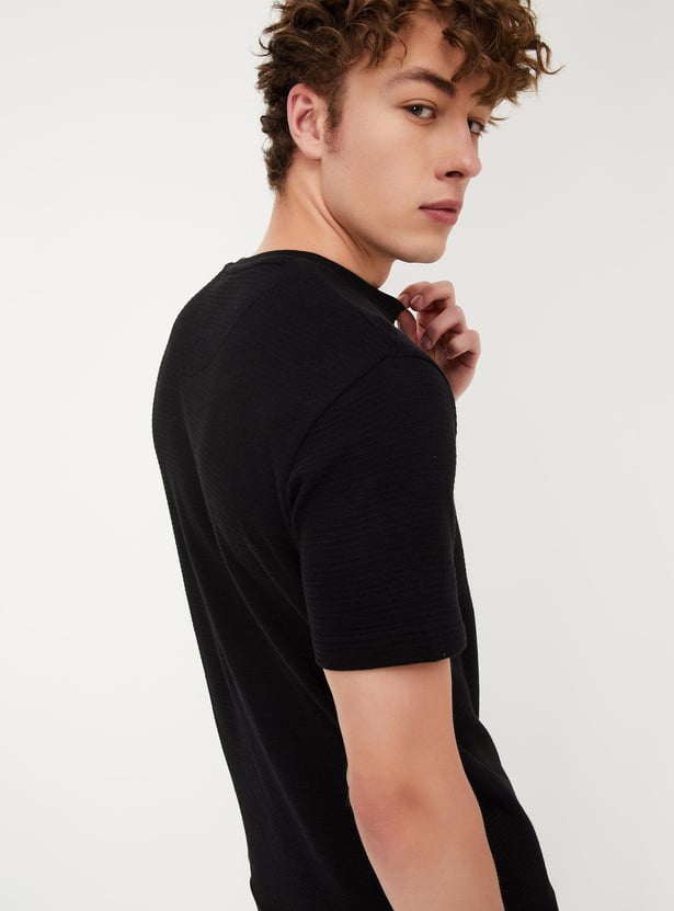 Slim Fit Textured Shirt