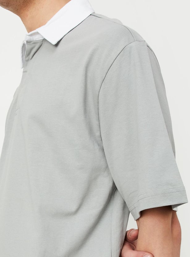 Men Oversized Polo T-shirt