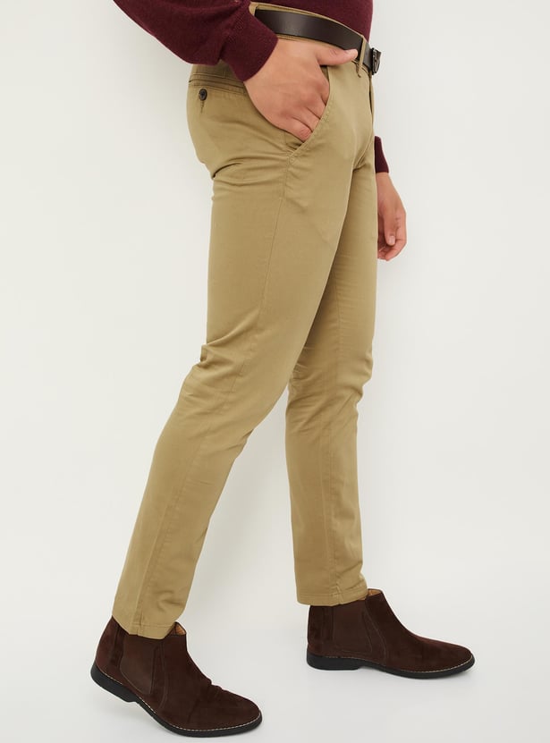 Buy Men Skinny Fit Stretch Chinos Online at just Rs. 1299.0 ...