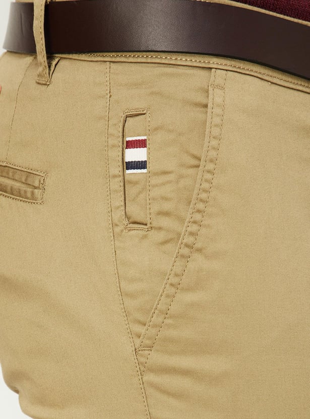 Men Skinny Fit Stretch Chinos