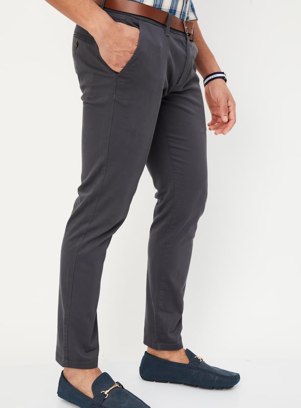 Men Skinny Fit Stretch Chinos