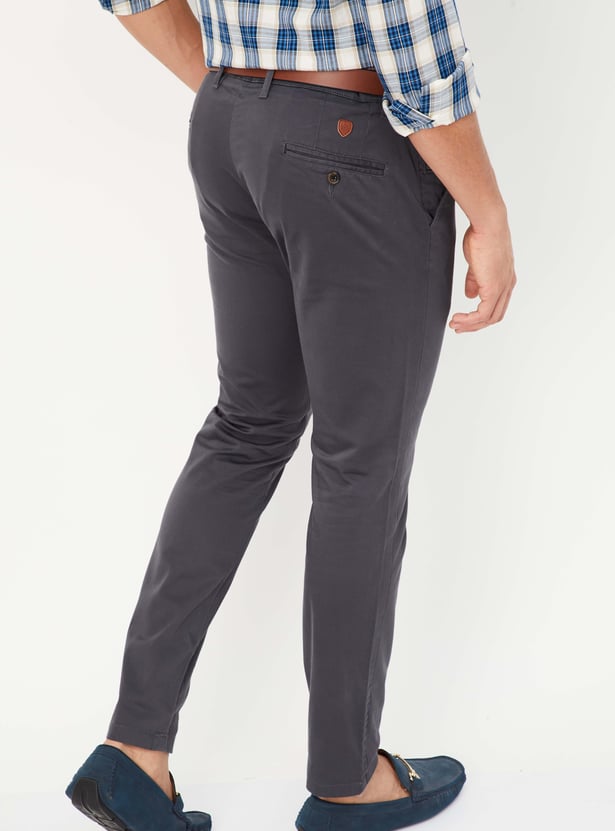 Men Skinny Fit Stretch Chinos