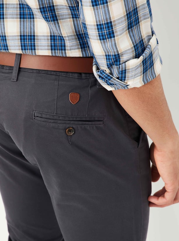 Men Skinny Fit Stretch Chinos