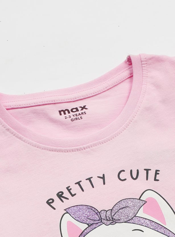 Girls Graphic Printed T-shirt