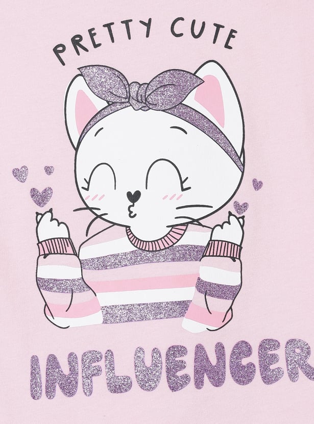 Girls Graphic Printed T-shirt