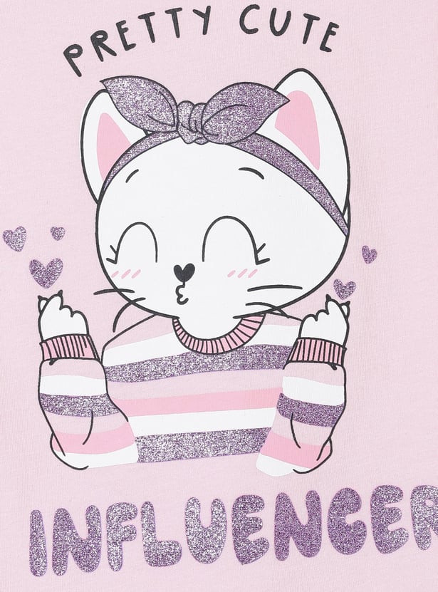 Girls Graphic Printed T-shirt