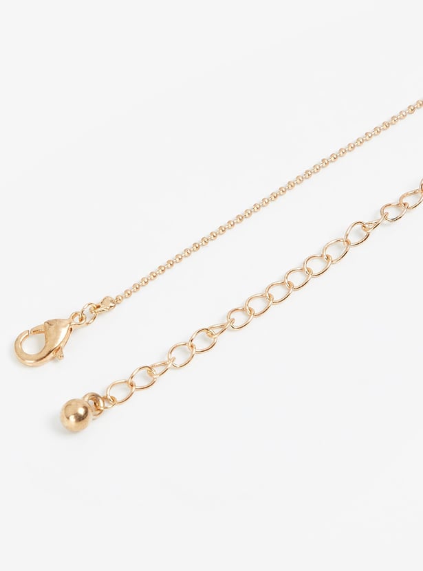 Women Ring Pendant Necklace