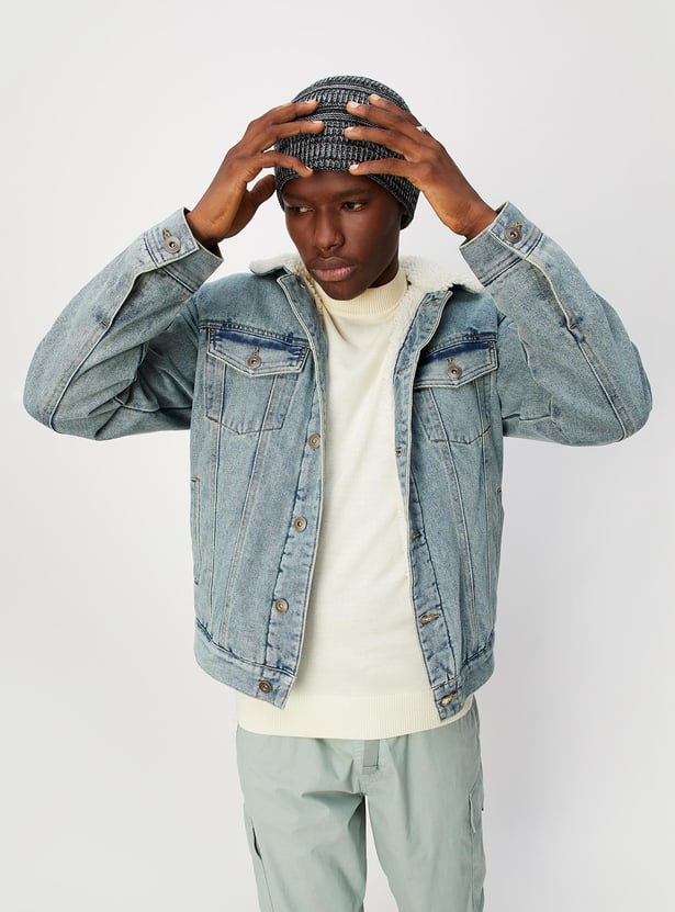 Denim full sleeve jacket best sale