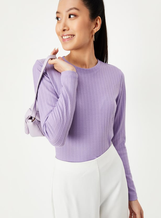 Buy Women Rib-Knit Top Online at just Rs. 499.0 - 1000013083133 | Max ...