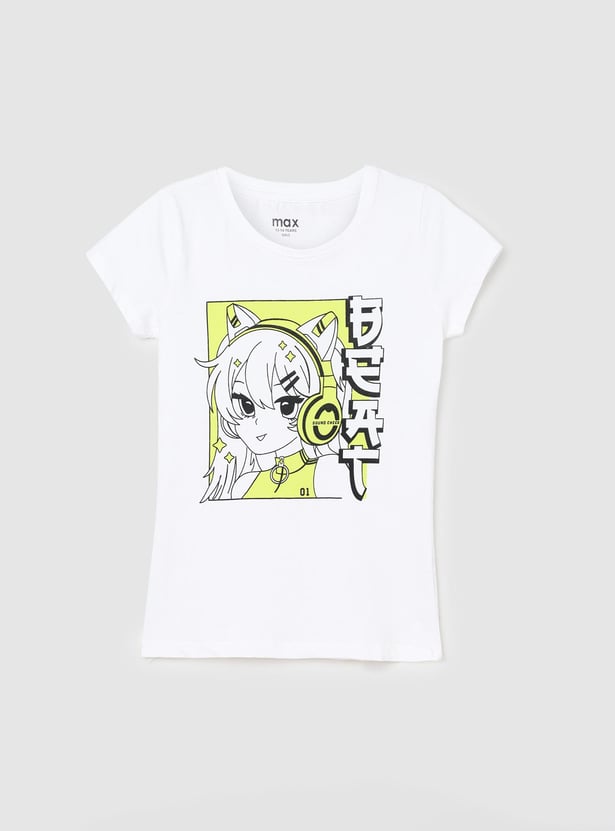 Girls Graphic Printed T-shirt