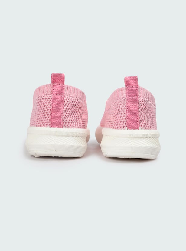 Girls Mesh Knit Slip-On Sports Shoes