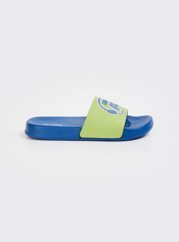 Boys Colourblocked 3D Detailed Sliders