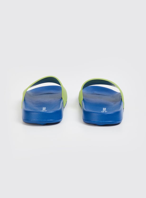 Boys Colourblocked 3D Detailed Sliders