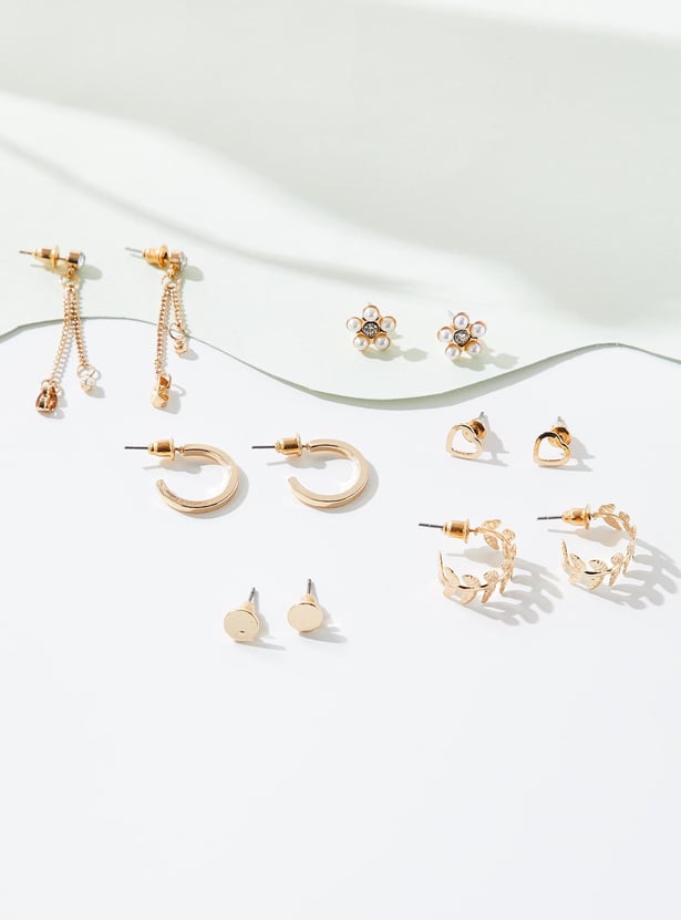 Women Assorted Earrings Set - Pack of 6