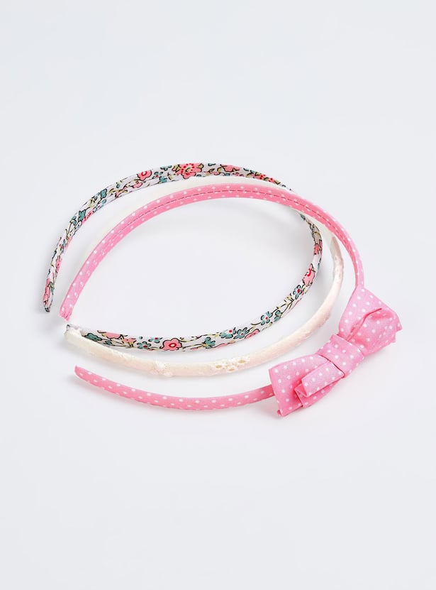 Girls Assorted Headbands - Pack of 3