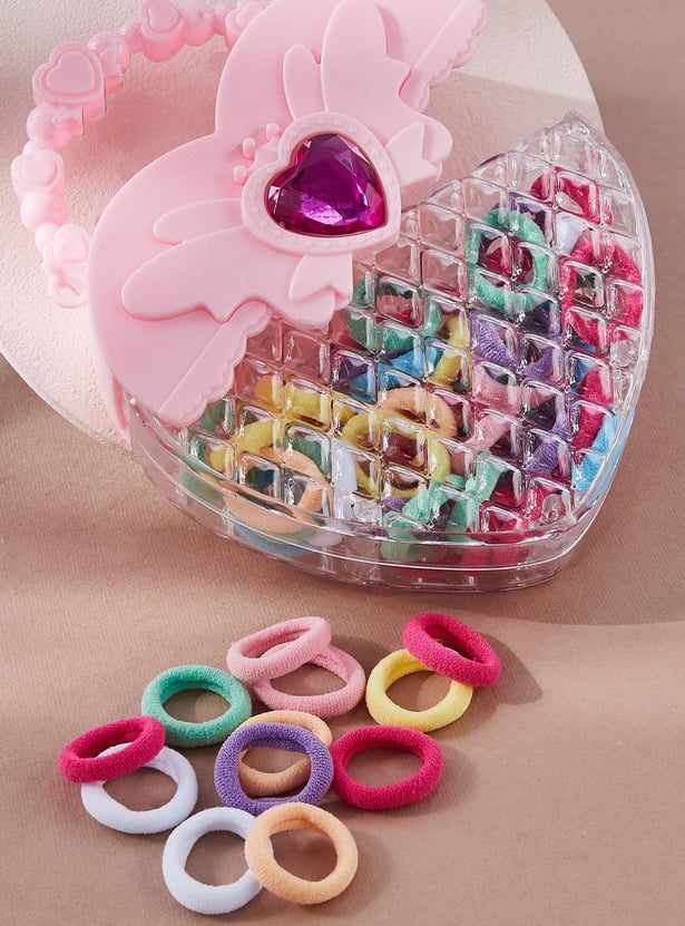 Girls Assorted Hair Accessories with Strawberry Box