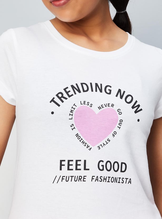 Girls Graphic Printed T-shirt