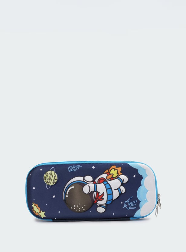 Kids Printed Zip-Around Pencil Box