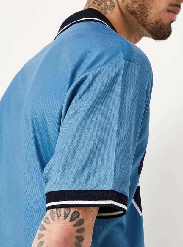 Men Printed Polo T-shirt