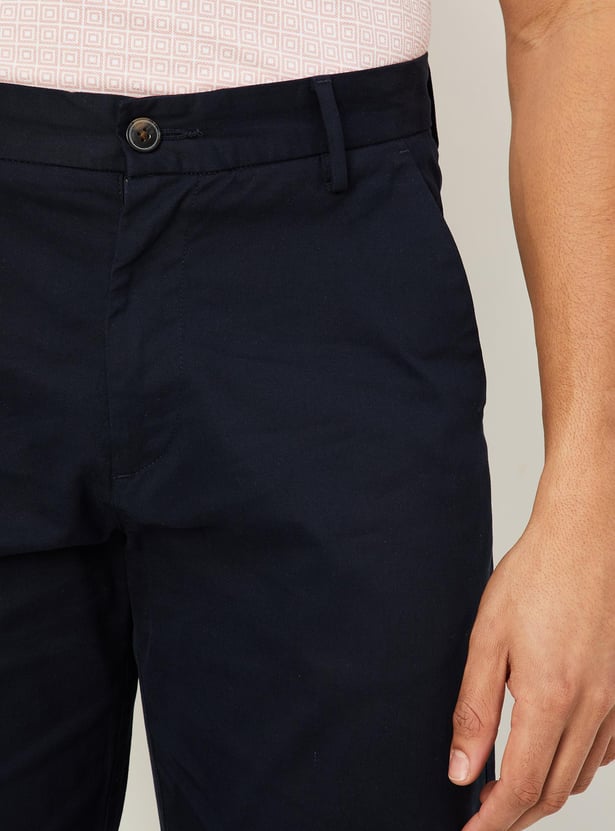 Buy Men Solid Straight Fit Chinos Online at just Rs. 1199.0 ...