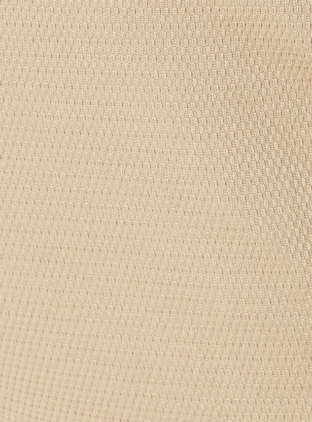 Men Textured Slim Fit Stretch Chinos