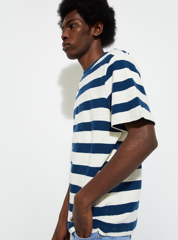 Buy Urb N Men Regular Fit Striped T Shirt Online At Just Rs