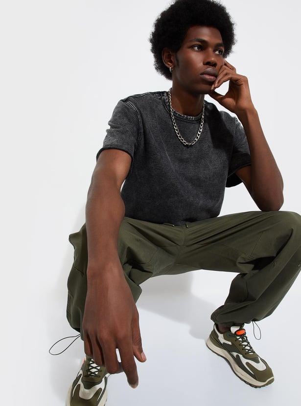 URB_N Men Acid Washed T-shirt