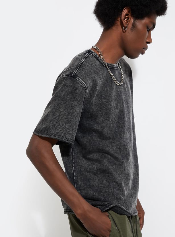 URB_N Men Acid Washed T-shirt