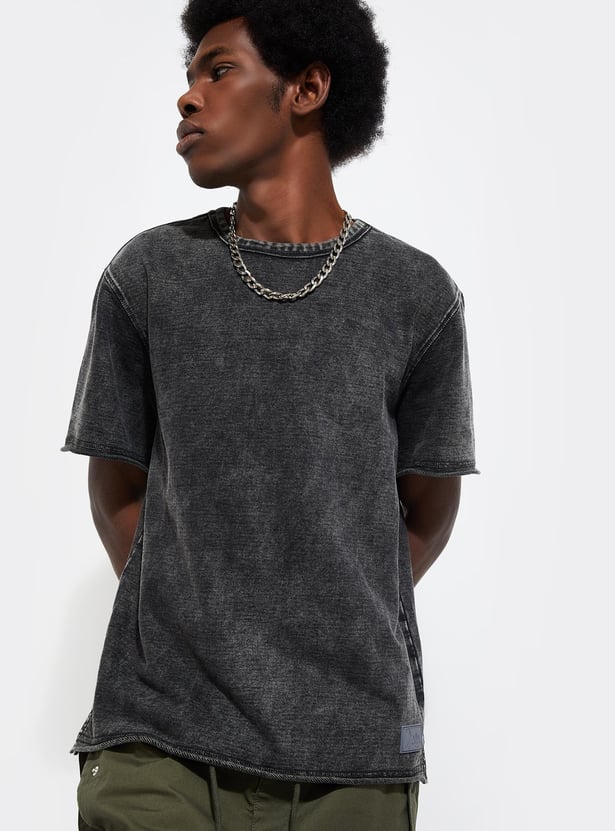 URB_N Men Acid Washed T-shirt