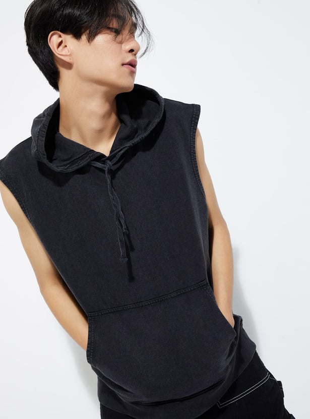 URB_N Men Sleeveless Hoodie