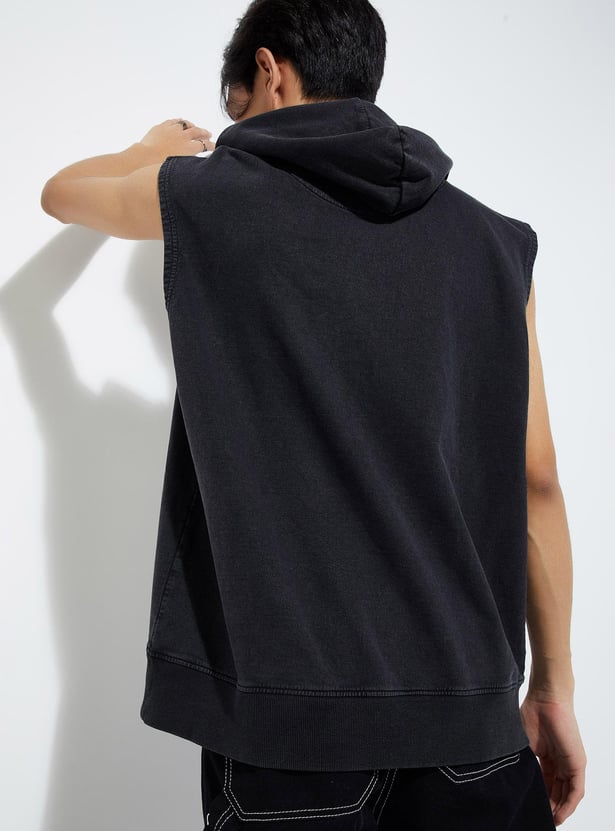 URB_N Men Sleeveless Hoodie