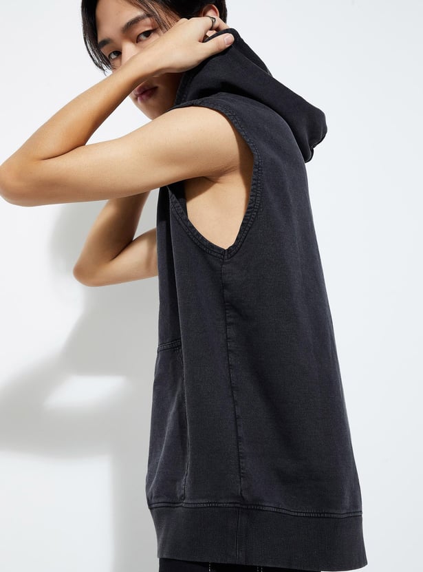 URB_N Men Sleeveless Hoodie