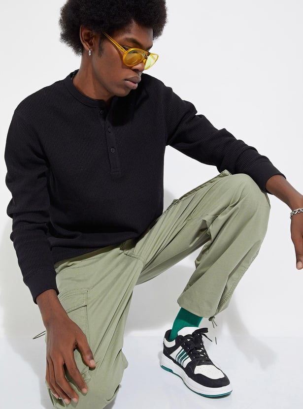 URB_N Men Knit Full Sleeves T-shirt